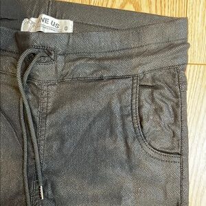 Black Drawstring Joggers